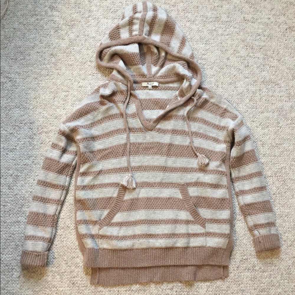 NEVER WORN MADEWELL stripped sweater!